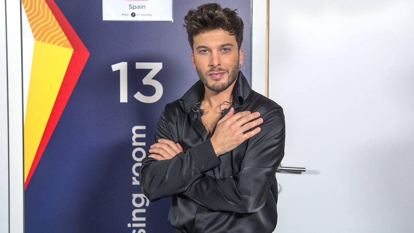 Blas Cantó, tras actuar en Eurovisión 2021. (Raúl Tejedor, RTVE)