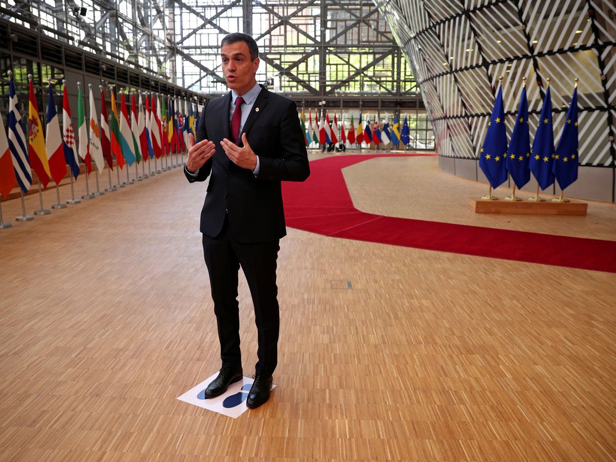 Foto: Pedro Sánchez a su llegada al Consejo Europeo. (Reuters)