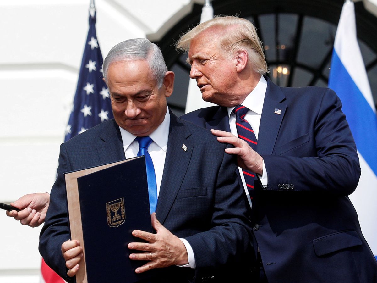 Foto: El primer ministro de Israel, Benjamin Netanyahu, y el presidente de Estados Unidos, Donald Trump. (Reuters)