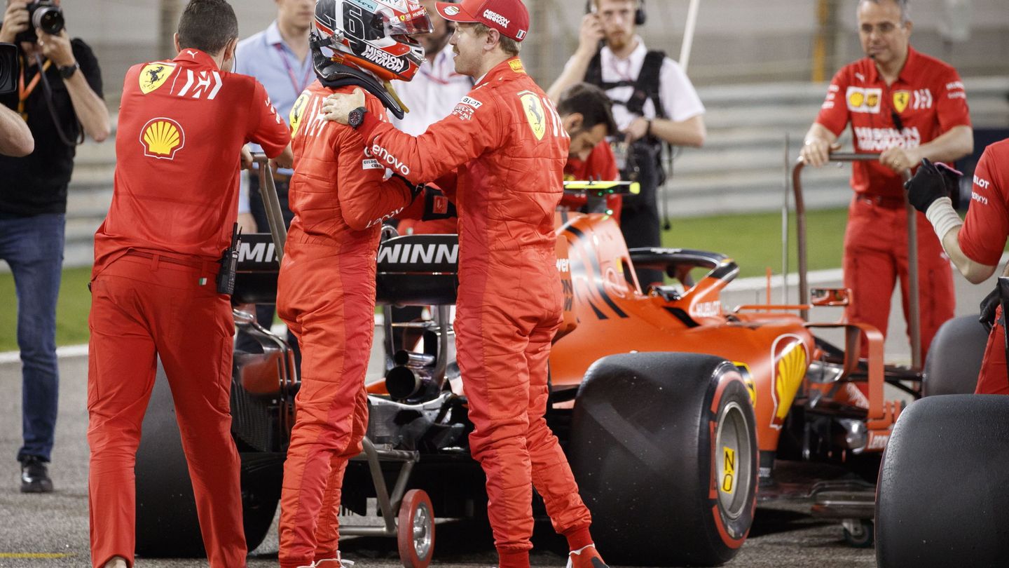 Vettel tiene que demostrar quien es el campeón del mundo a Leclerc. (EFE)