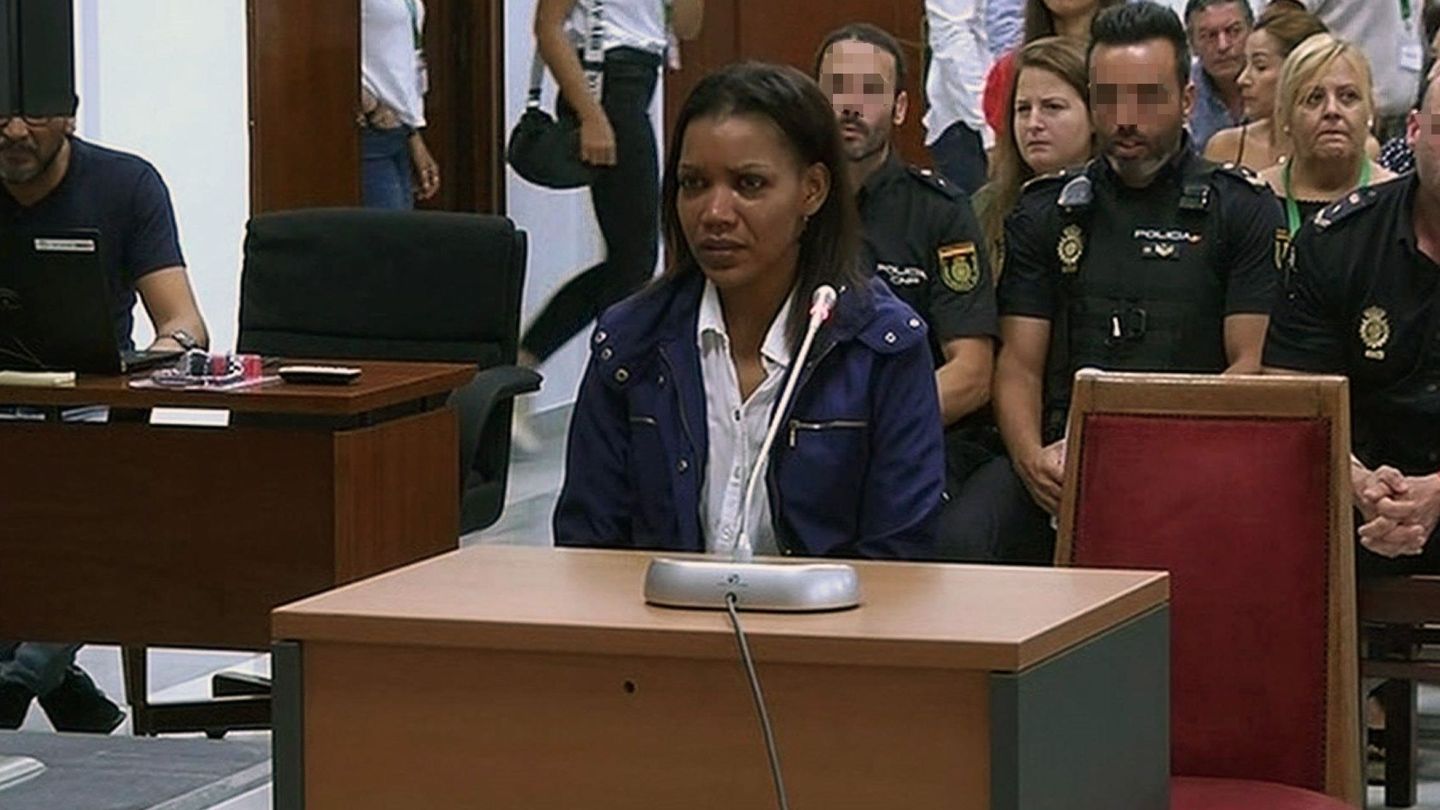 Ana Julia Quezada, autora confesa de la muerte del niño Gabriel Cruz, durante su declaración este martes en la segunda sesión de el juicio con jurado popular por el asesinato del pequeño Gabriel Cruz. (EFE)