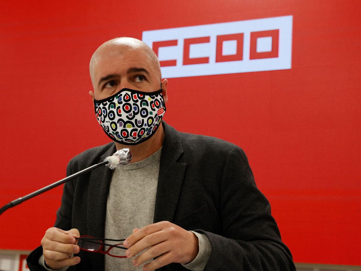 Foto: El secretario general de CCOO, Unai Sordo. (EFE/JJ Guillén)