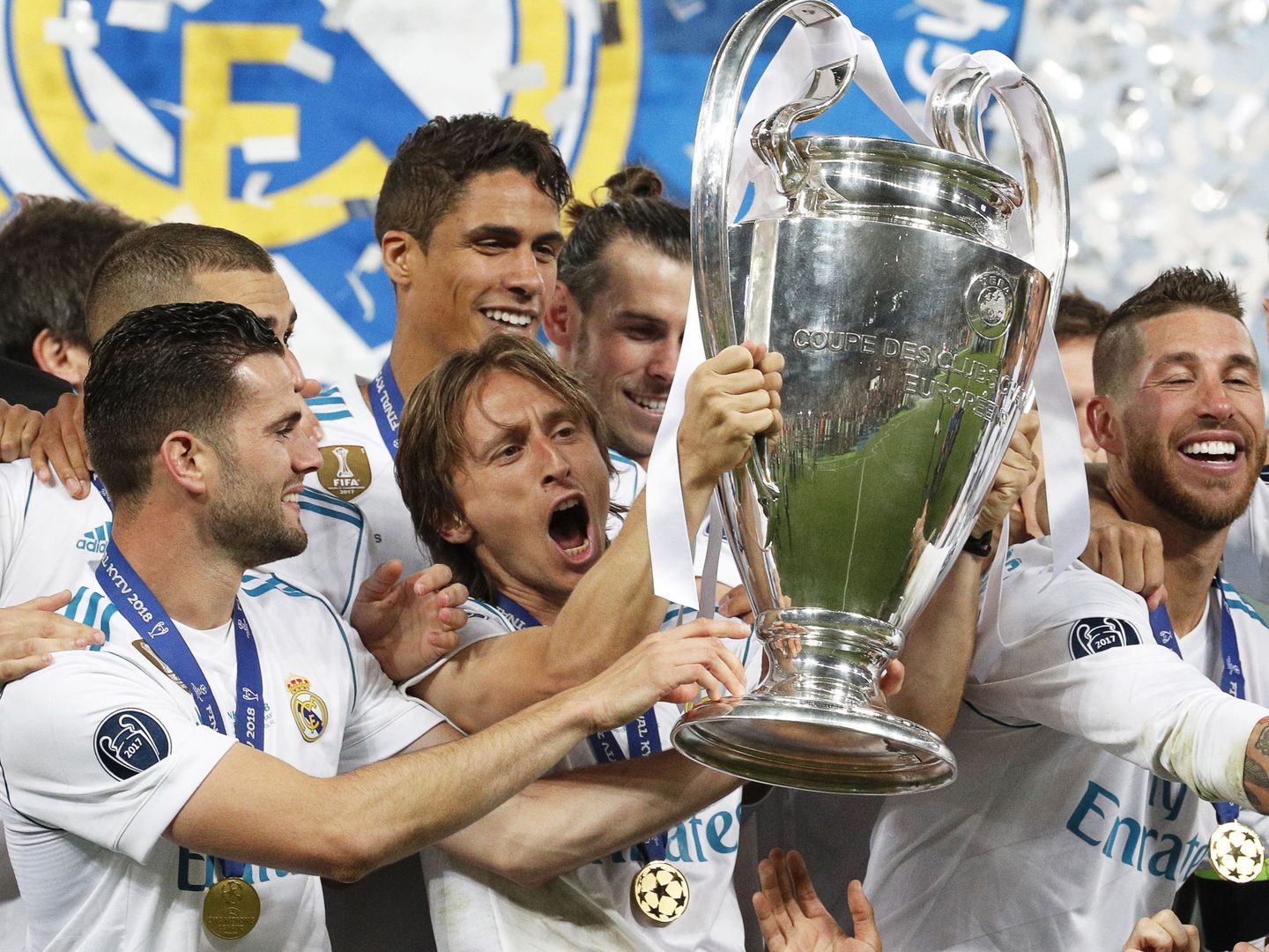 Nadie había ganado dos Champions seguidas hasta que lo hizo el Madrid. Busca la cuarta. (EFE)
