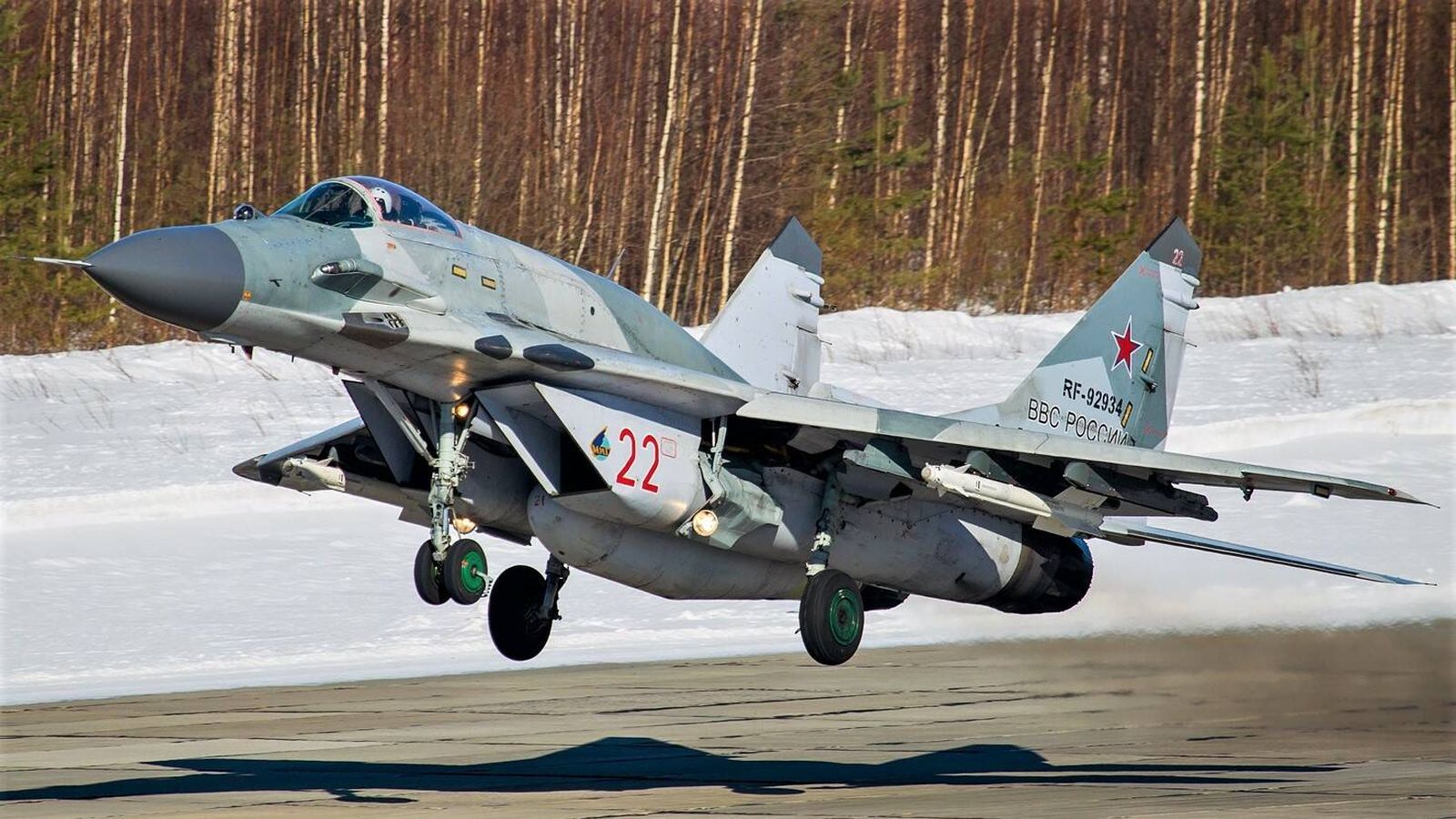 Mikoyan-Gurevich MiG-29SMT de la fuerza aérea rusa. (Alex Beltyukov)