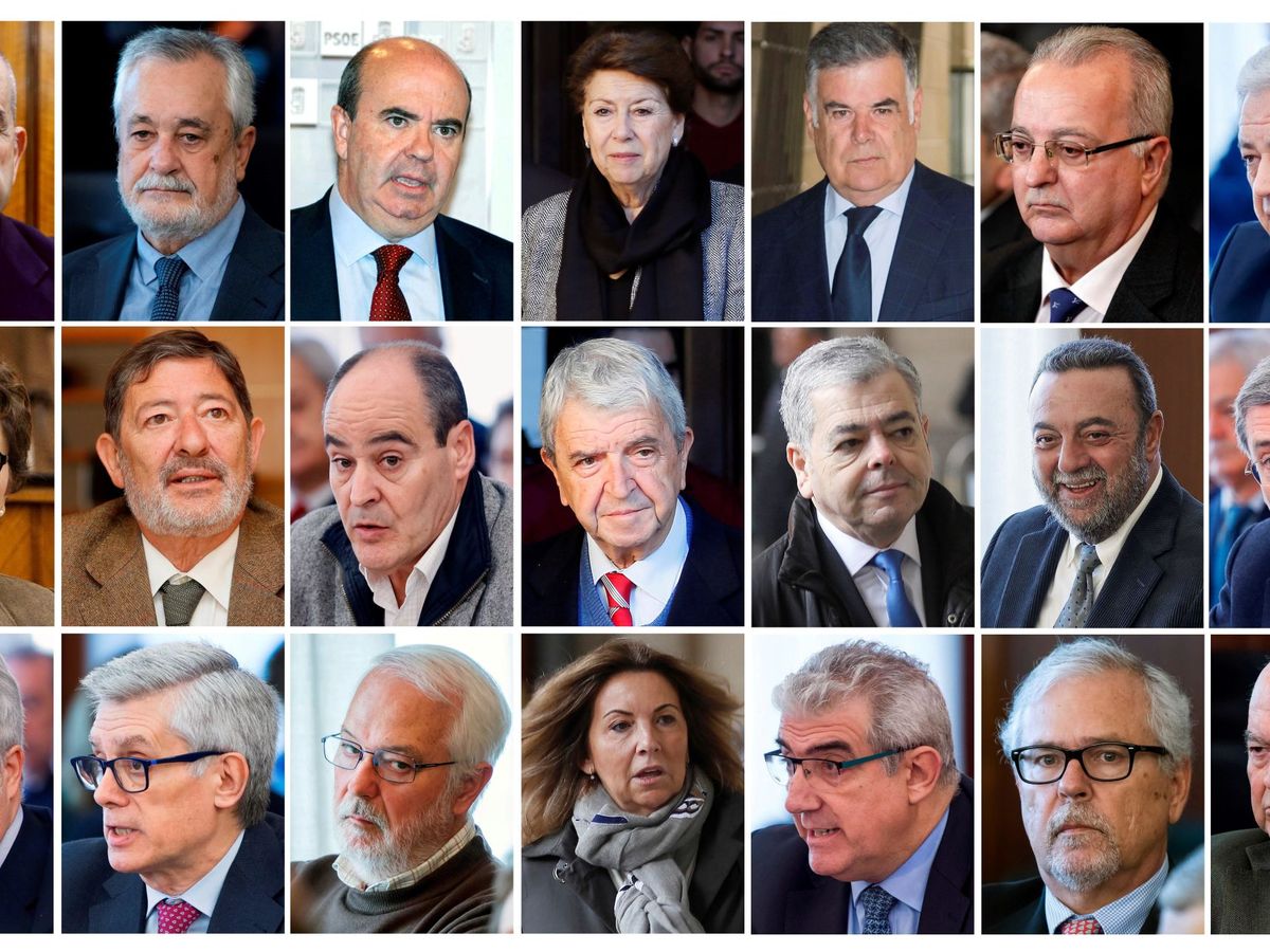 Foto: Condenados 19 de los 21 ex altos cargos acusados en el caso de los ERE. (EFE)
