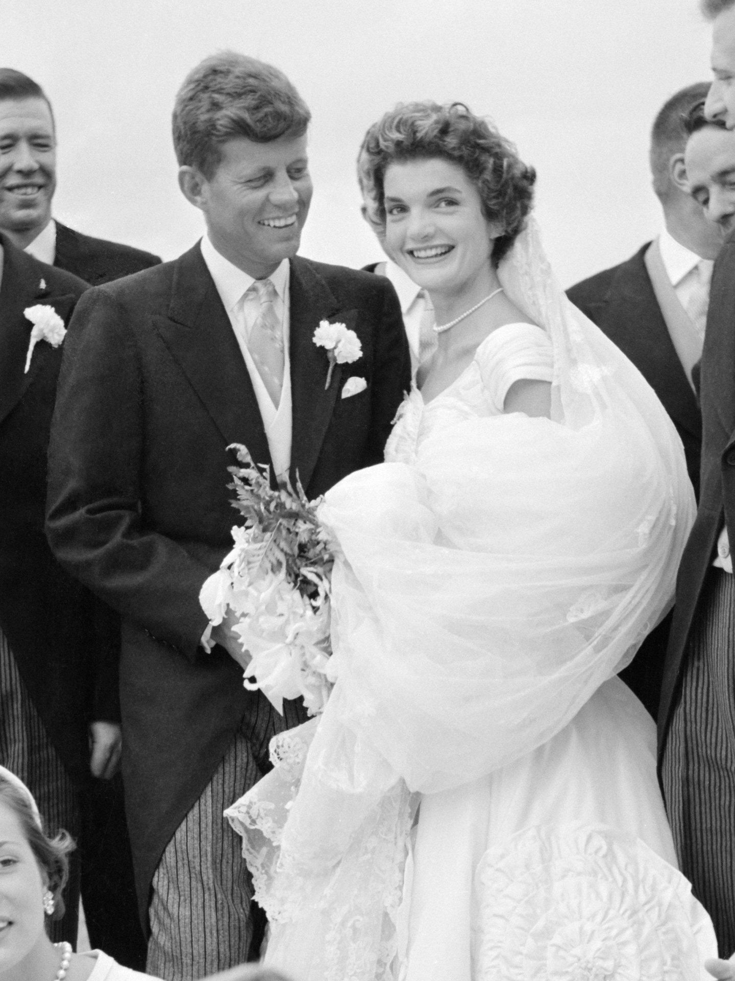 La boda de John y Jacqueline Kennedy se celebró el 12 de septiembre de 1953. (Cordon Press)