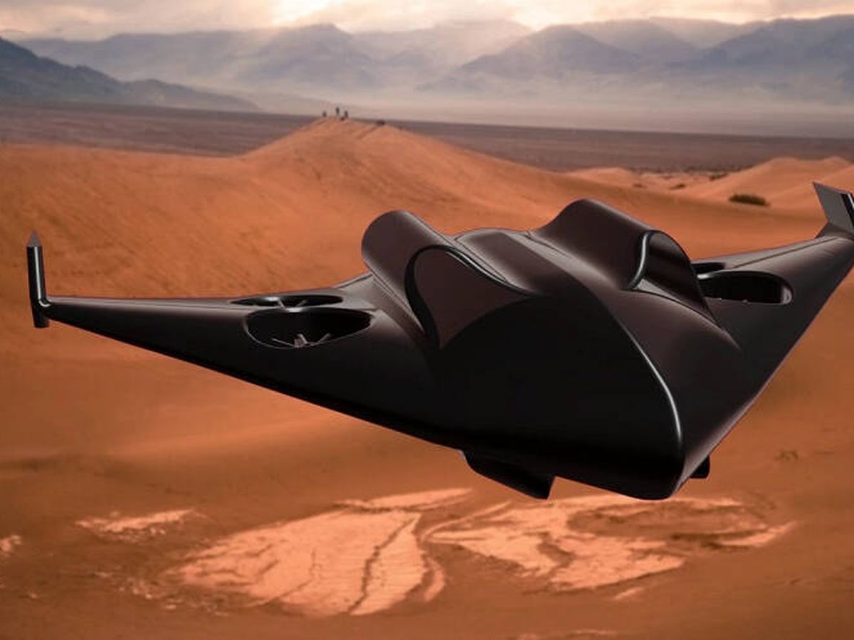 Foto: El Valkyrie Eagle parece un avión de una película de ciencia ficción de serie B (Valkyrie Systems Aerospace)