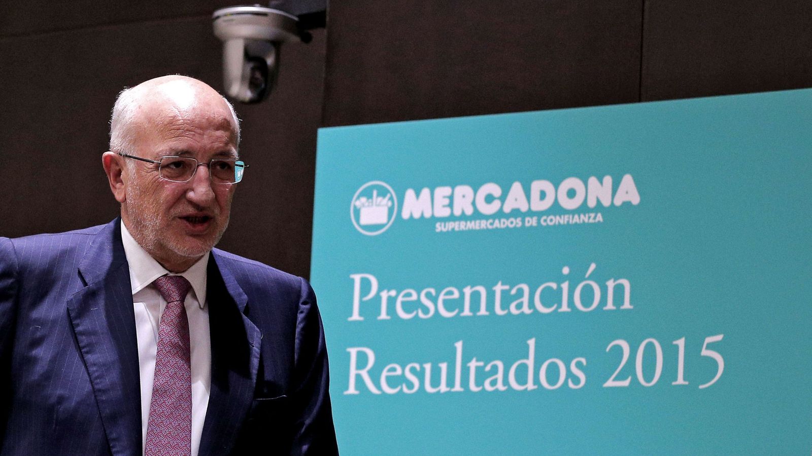 Foto: Juan Roig presenta los resultados de 2015.