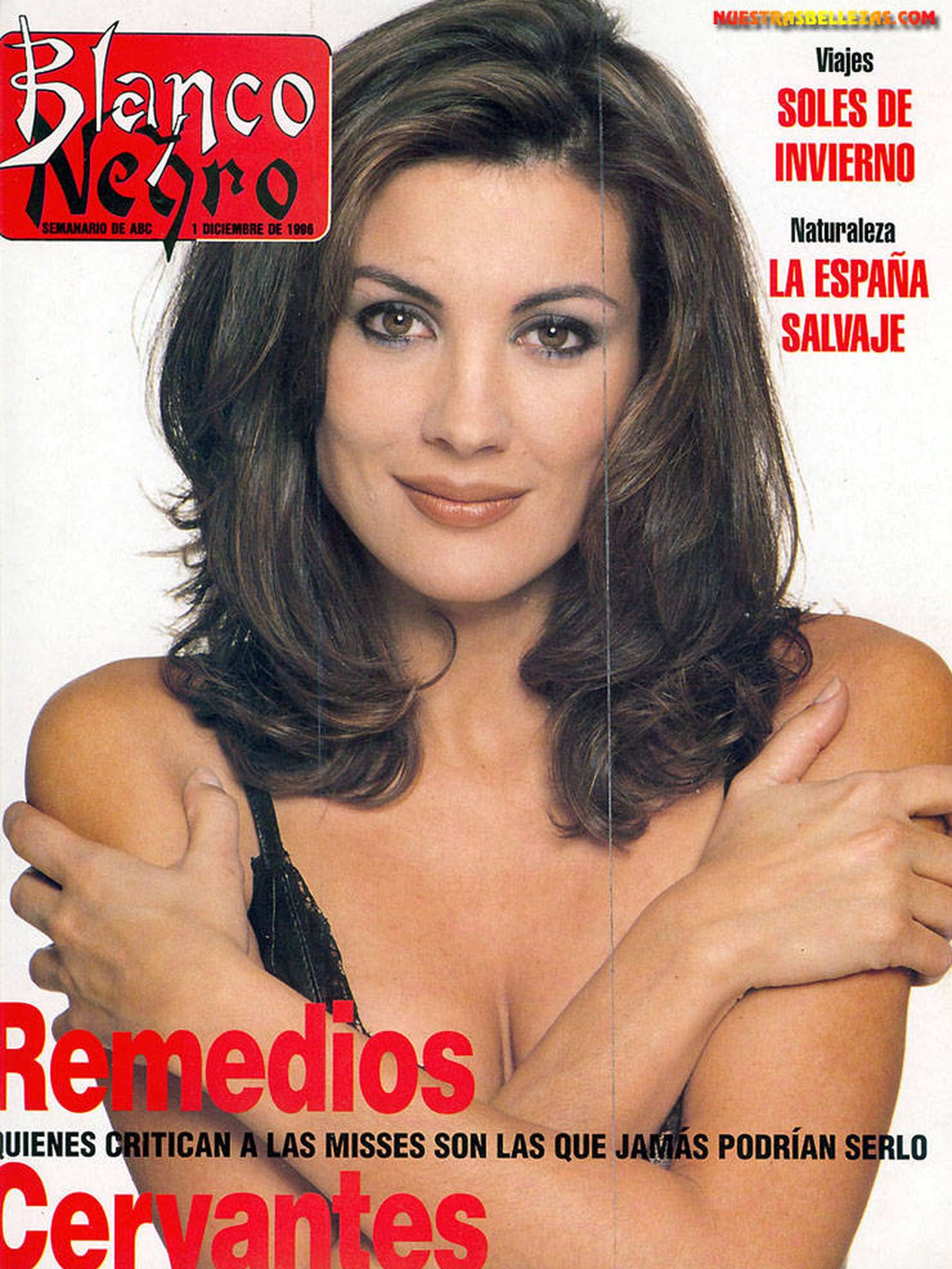 Remedios Cervantes ha sido portada en casi todos los medios desde su triunfo en Miss España 1986.