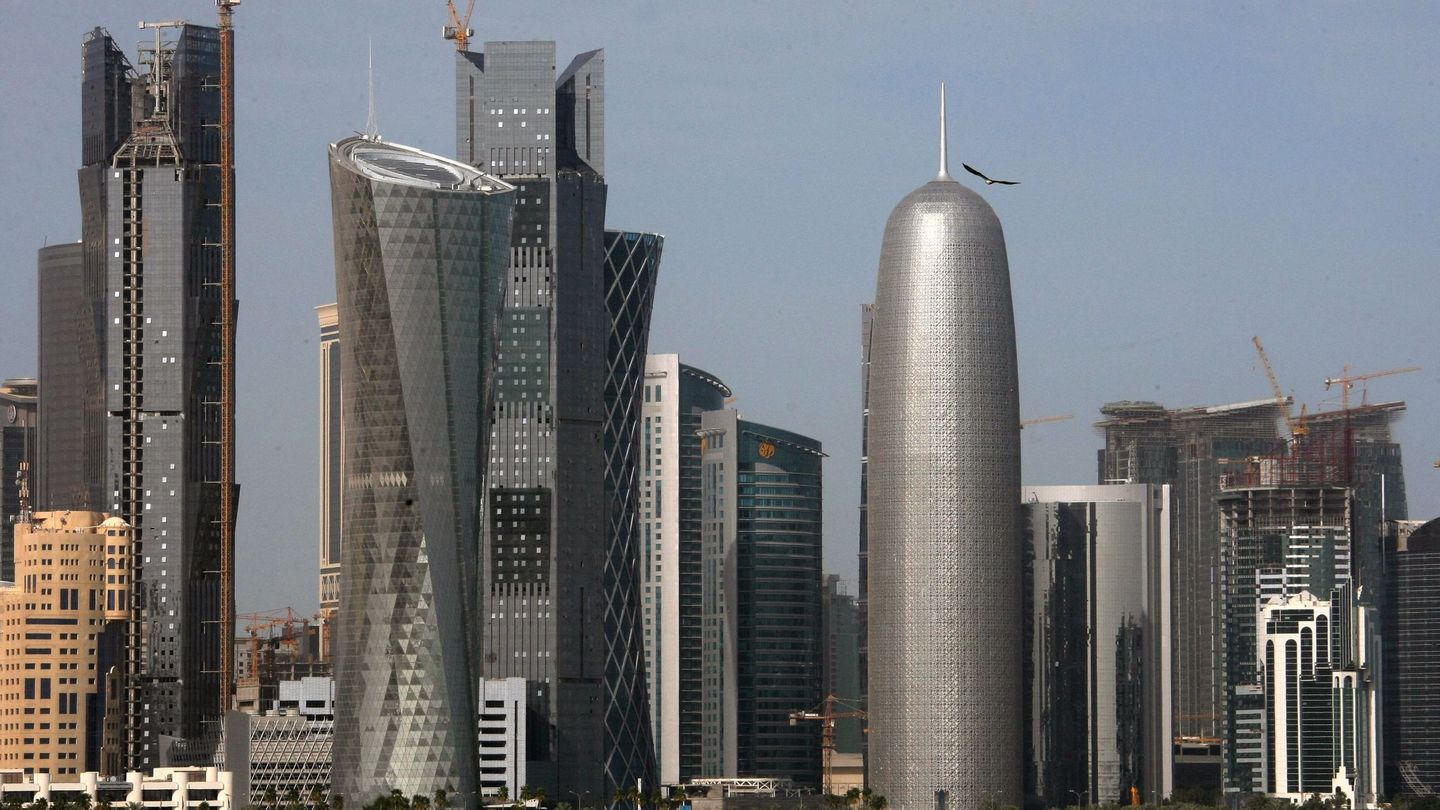 Vista del perfil de Doha. (EFE)