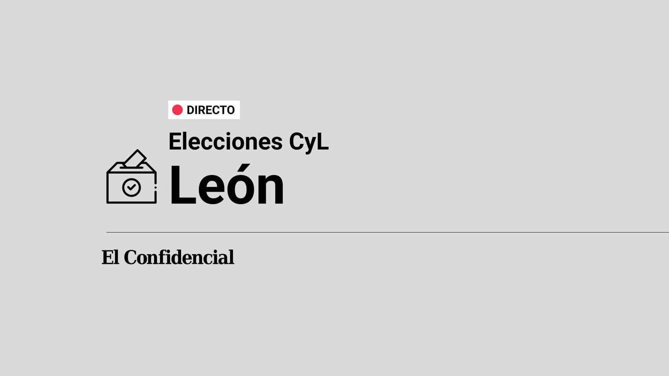 Foto: Resultados de las elecciones de Castilla y León en León (EC Diseño)