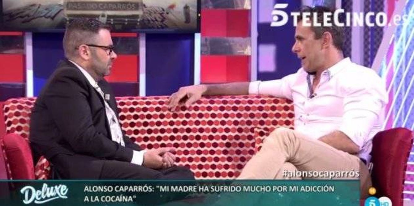 Alonso Caparrós con Jorge Javier en el 'Deluxe'.