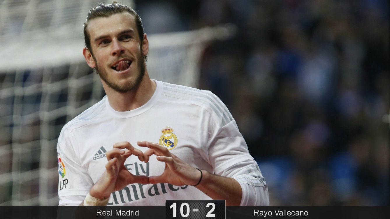 Foto: Bale marcó cuatro goles con el Madrid por primera vez (EFE).