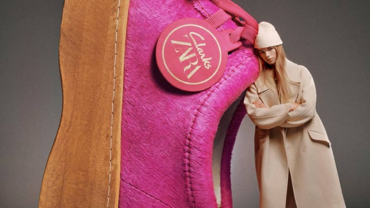 Flechazo absoluto con estos zapatos rosas de la colaboración de Clarks con Zara 