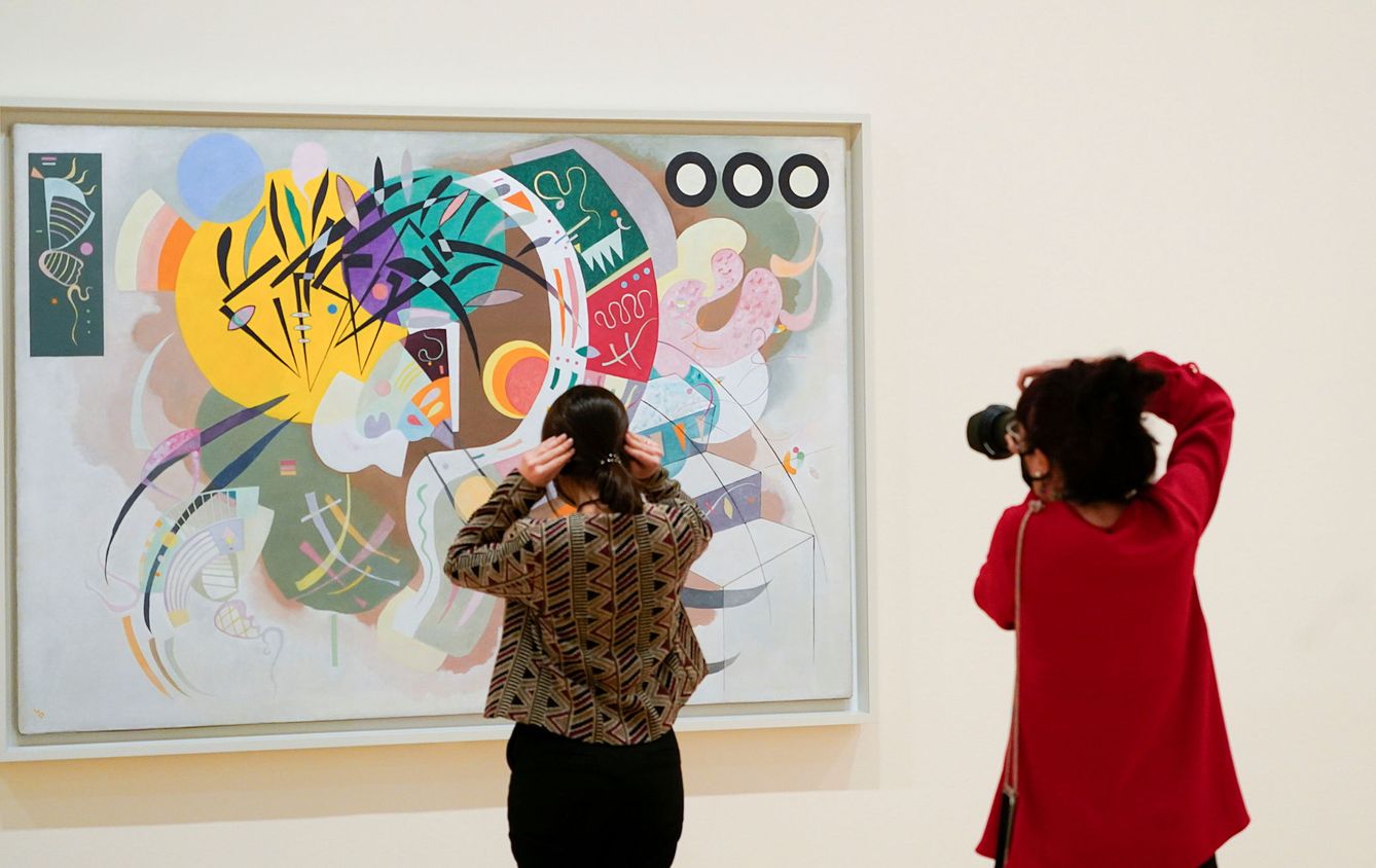 Exposición de Vasily Kandinsky en el Guggenheim de Bilbao. (Reuters)