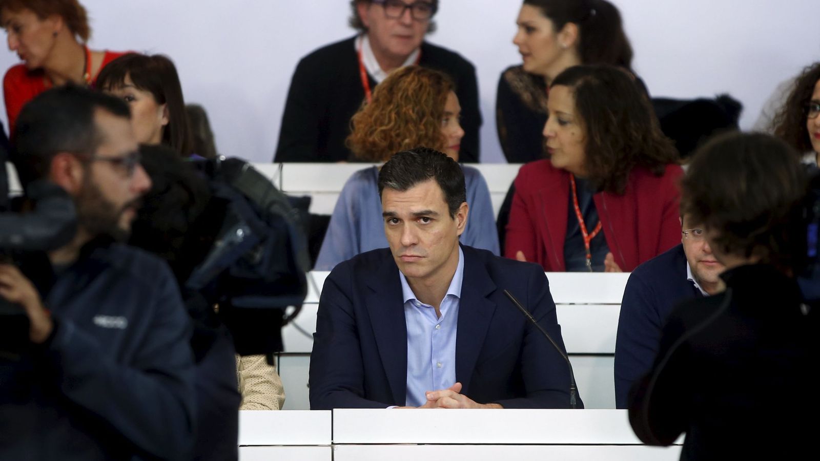 Foto: El secretario general del PSOE, Pedro Sánchez, durante la reunión del Comité Federal del PSOE, el pasado 28 de diciembre. (Reuters)