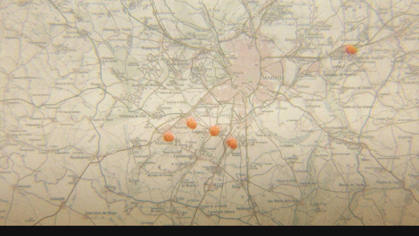Mapa de algunos de los municipios afectados por aquella 'epidemia'. (Vértice360)
