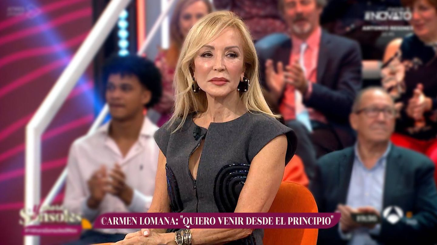 Carmen Lomana, colaboradora de 'Y ahora Sonsoles'. (Atresmedia)