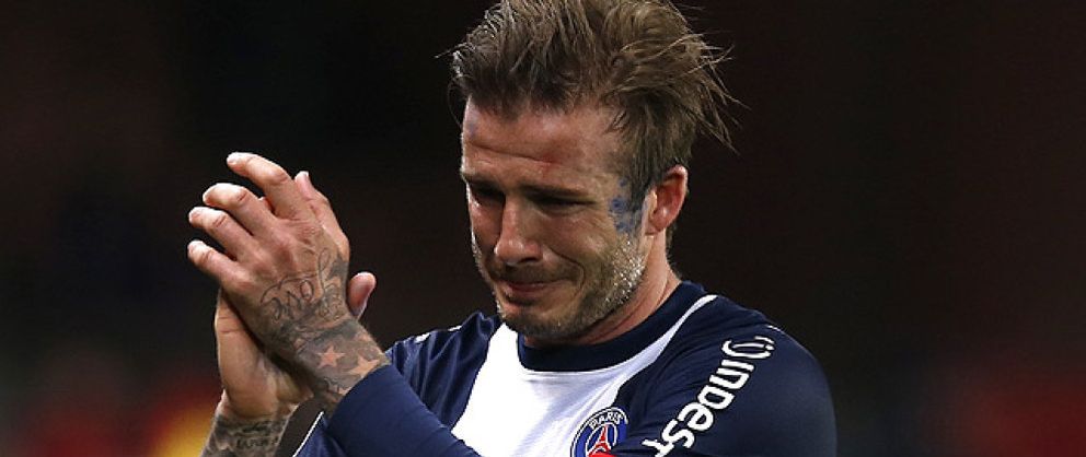 Foto: Las lágrimas de David Beckham: el adiós del primer icono mediático del siglo XXI