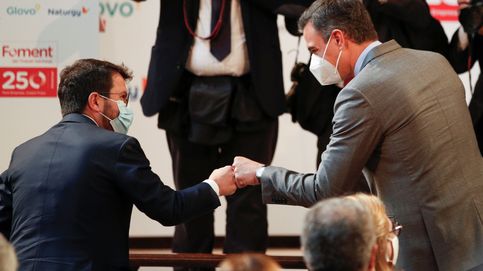 Sánchez promete valentía y generosidad en su primer acto con Aragonès