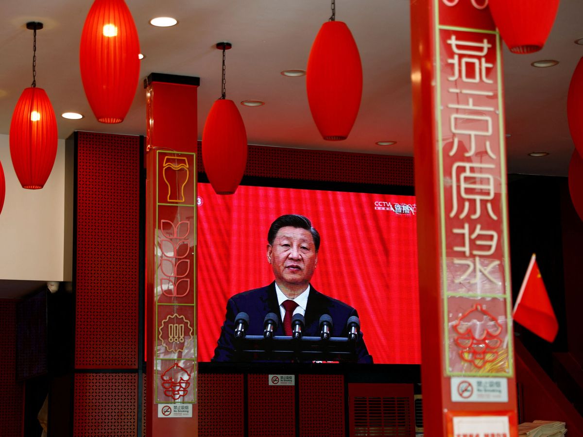 Foto: El presidente chino, Xi Jinping, XX Congreso del Partido Comunista de China. (Reuters/Tingshu Wang)