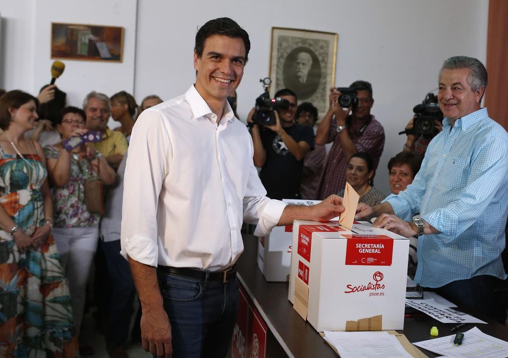 Foto: Pedro Sánchez gana las primarias internas del PSOE (Reuters):