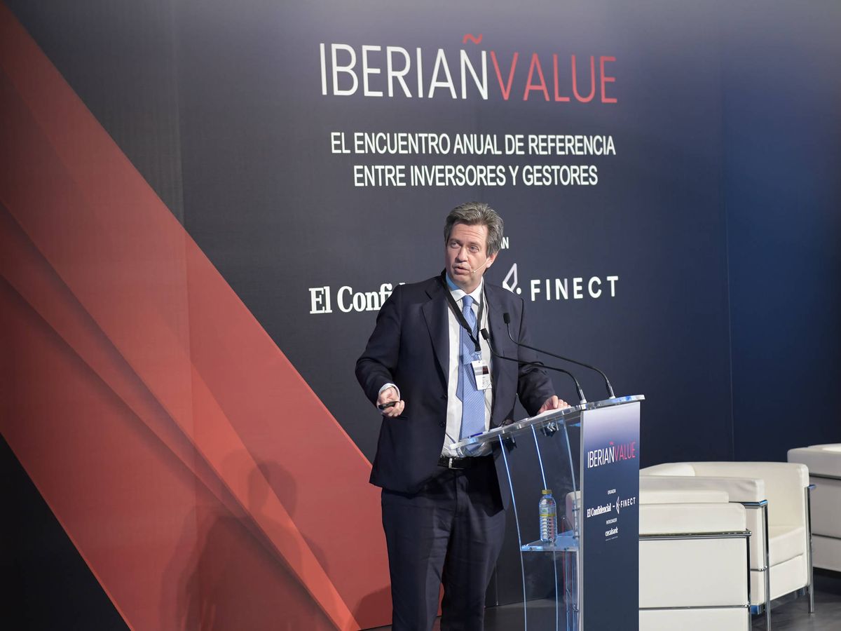 Foto: Beltrán de la Lastra en el Iberian Value de El Confidencial. 
