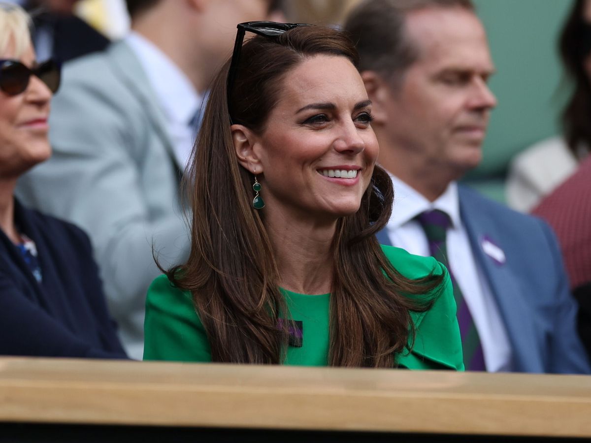 Foto: La princesa de Gales, en una imagen reciente en Wimbledon. (EFE/Neil Hall)