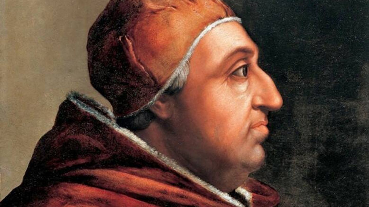 Alejandro VI, retrato póstumo por Cristofano dell'Altissimo 