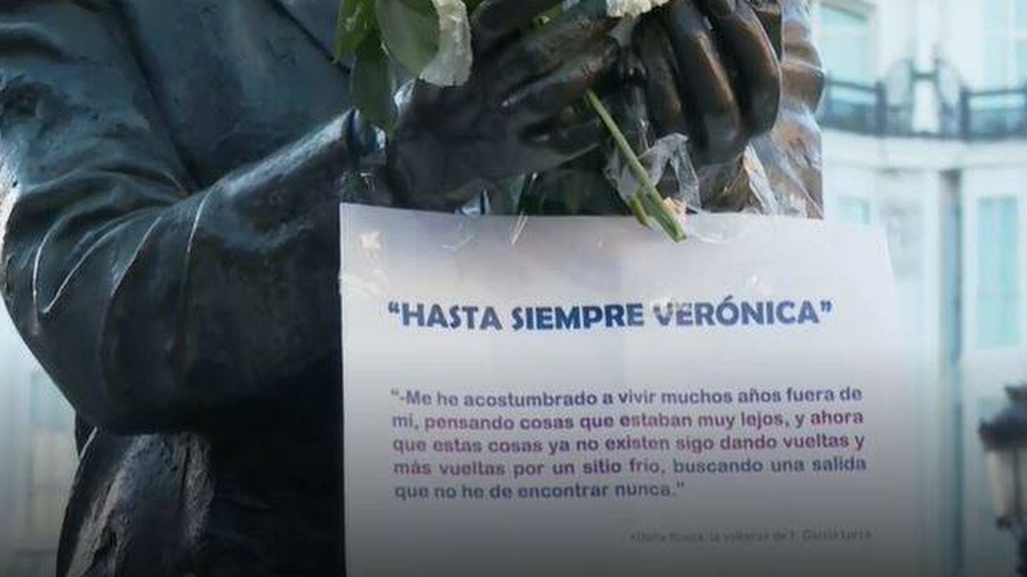 Imagen del texto en homenaje a Verónica Foqué. (Mediaset)