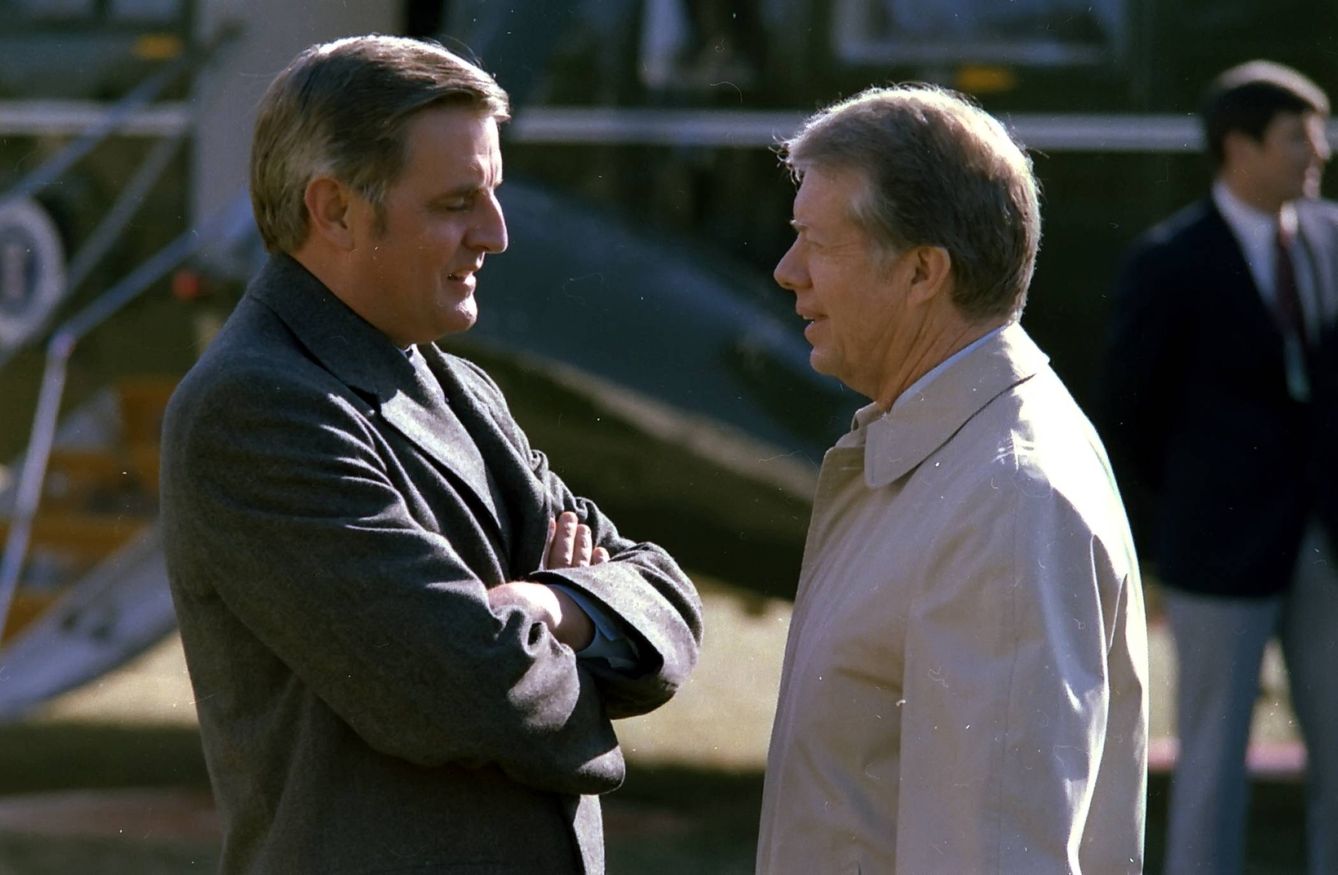 Jimmy Carter y Walter Mondale. (CC/ National Archives and Records Administration)