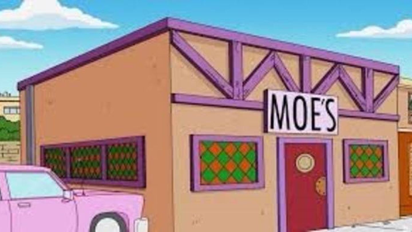 Imagen del bar de Moe en Los Simpson de Springfield. 