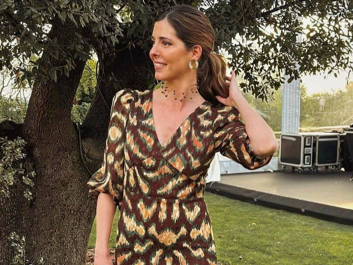 Foto: Belén Corsini con un vestido de Matelier. (Instagram/ @matelier.design)