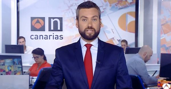 Foto: Jazael Ascanio, en 'Antena 3 Noticias Canarias'. (Antena 3)