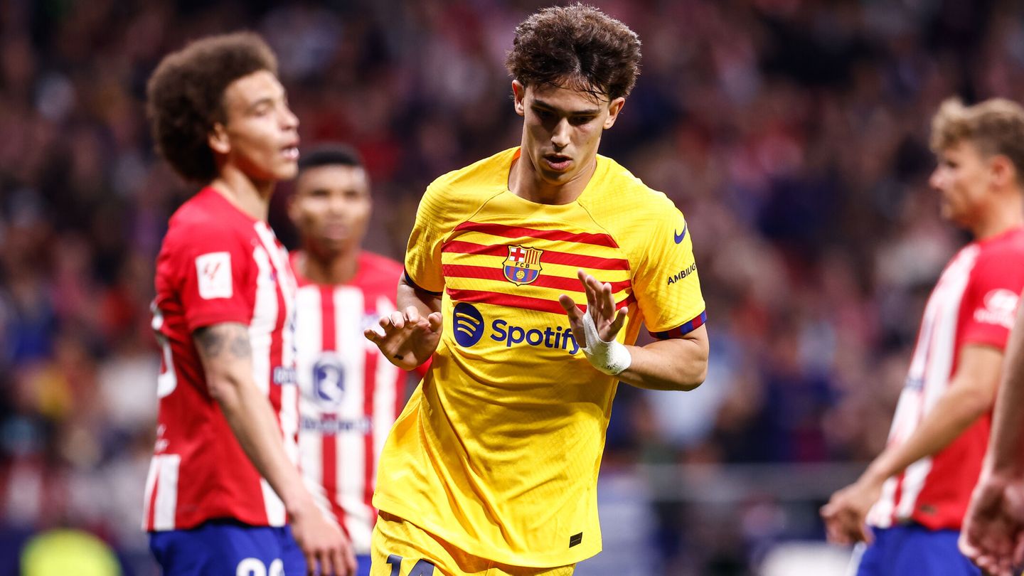 Joao Félix, tras marcarle al Atlético de Madrid. (AFP7)