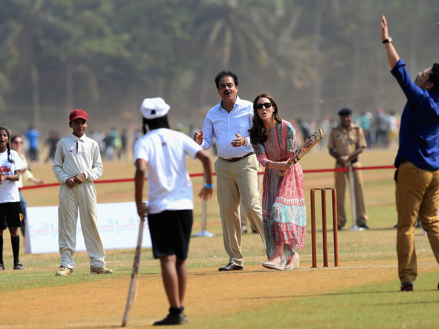 Kate Middleton, durante su visita a India en 2016. (Getty)