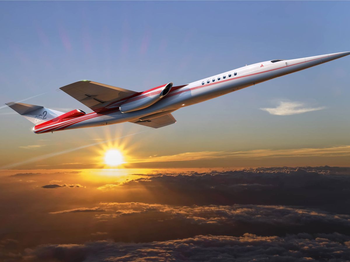 Foto: Simulación del futuro AS2 de Aerion y Boeing. (Aerion)