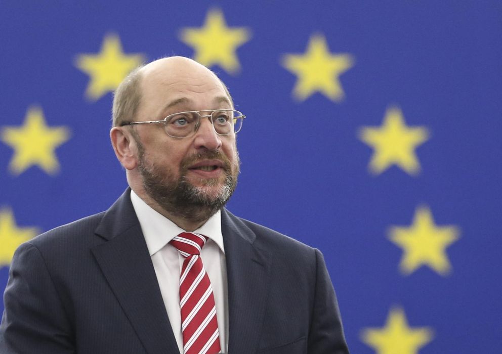 Foto: Martin Schulz, reelegido presidente del Parlamento Europeo(EFE)