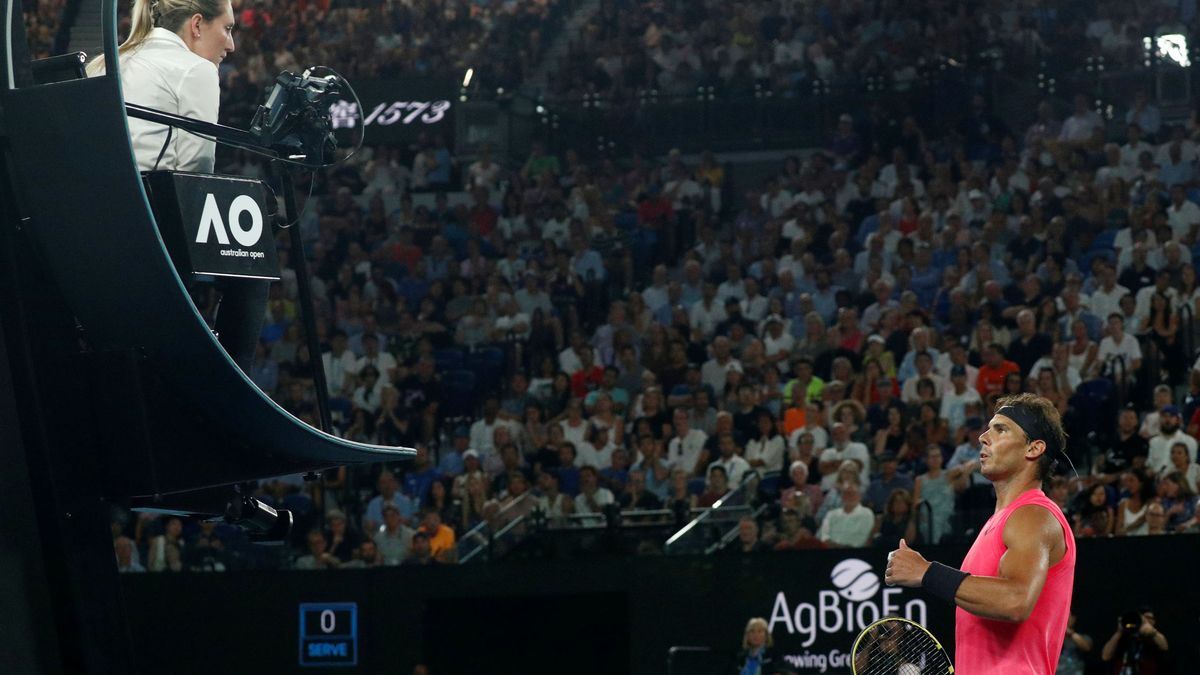 La bronca de Rafa Nadal a la jueza de silla en Australia: "No te gusta el buen tenis"