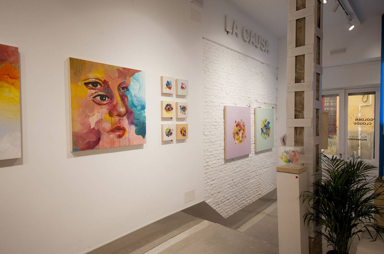Imagen del interior de La Causa Galería, el nuevo espacio para artistas en Malasaña. (Imagen: Cortesía)