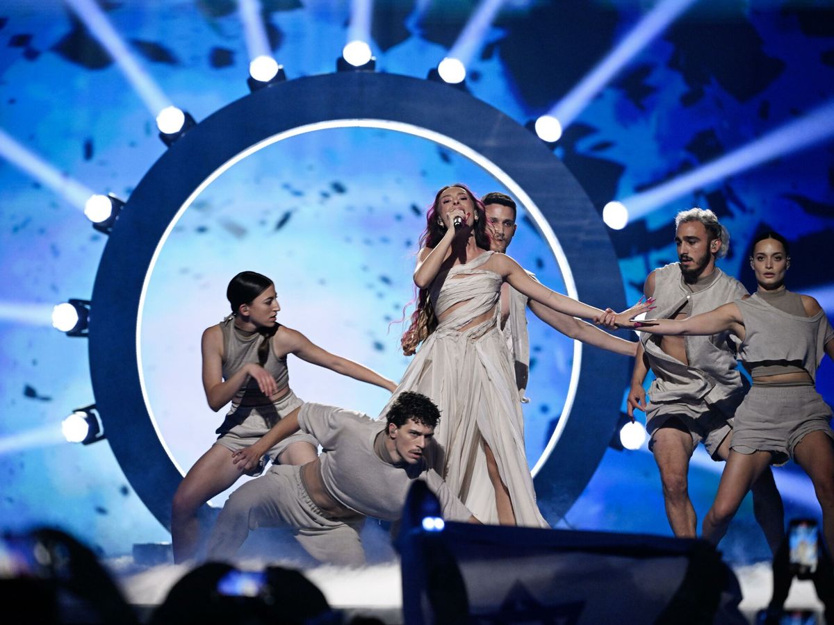 Foto: Eden Golan ha defendido a Israel en la final del Festival de Eurovisión 2024. (EFE)