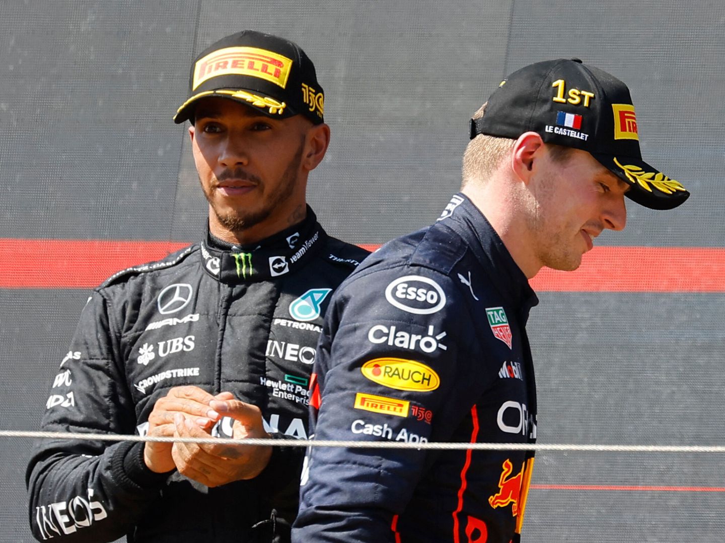 Hamilton y Verstappen son los dos colosos F1. (Reuters/Eric Gaillard)