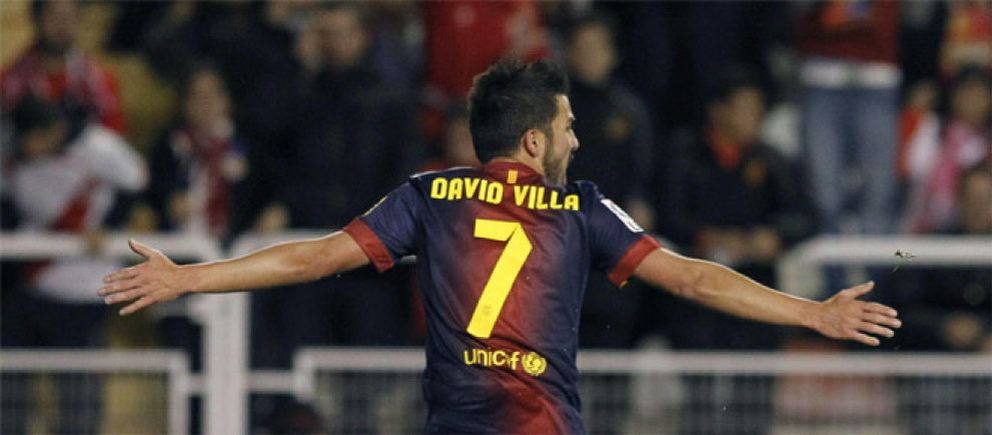 Foto: Villa ha quedado para ser titular de la Copa