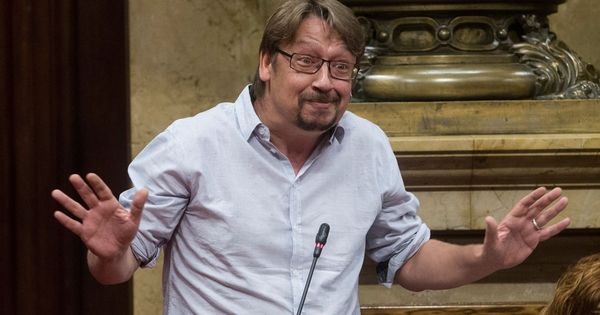 Foto: Xavier Domènech en el Parlament el pasado junio. (EFE)