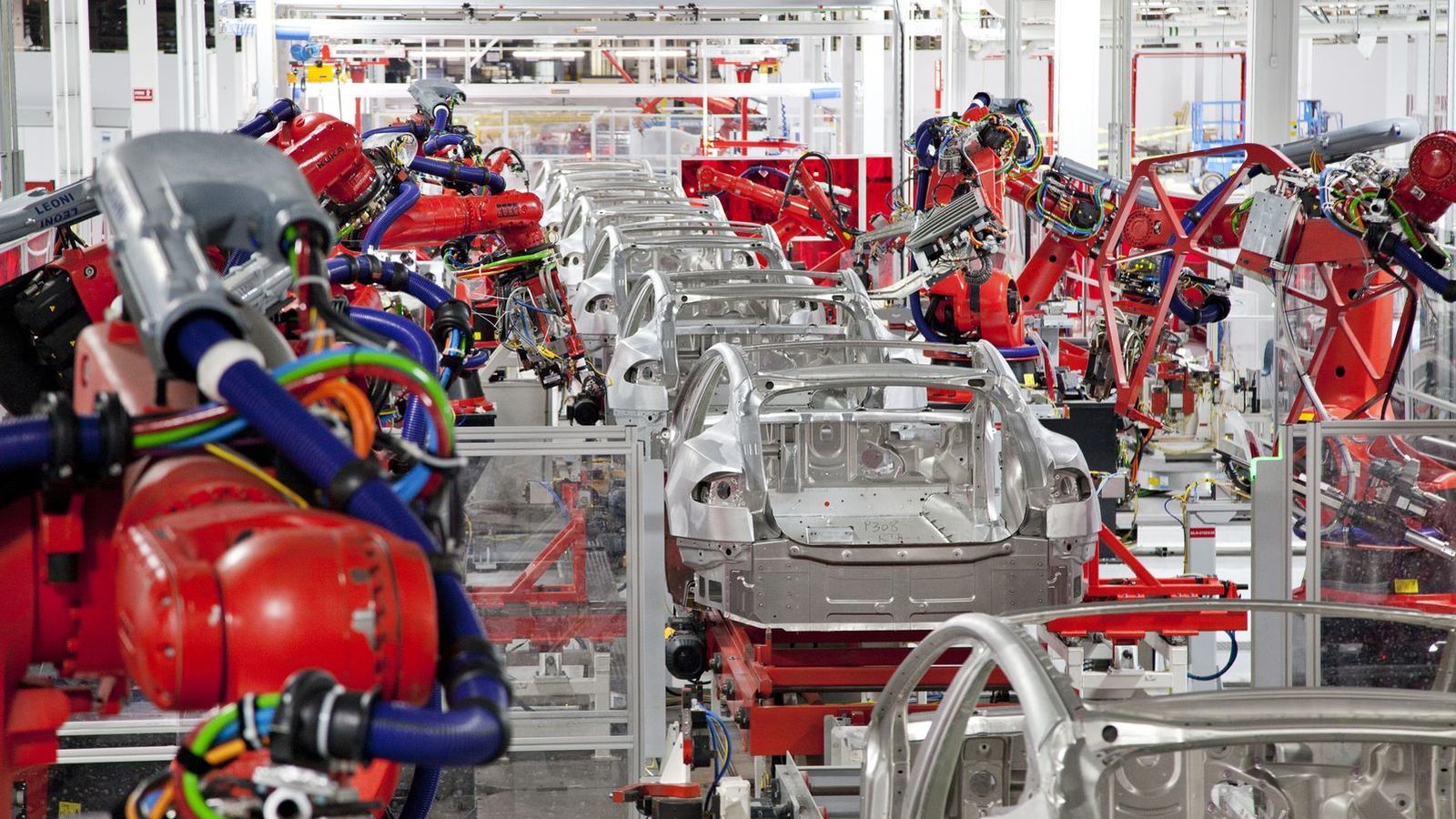 Foto: Una de las fábricas de Tesla Motors (Tesla)