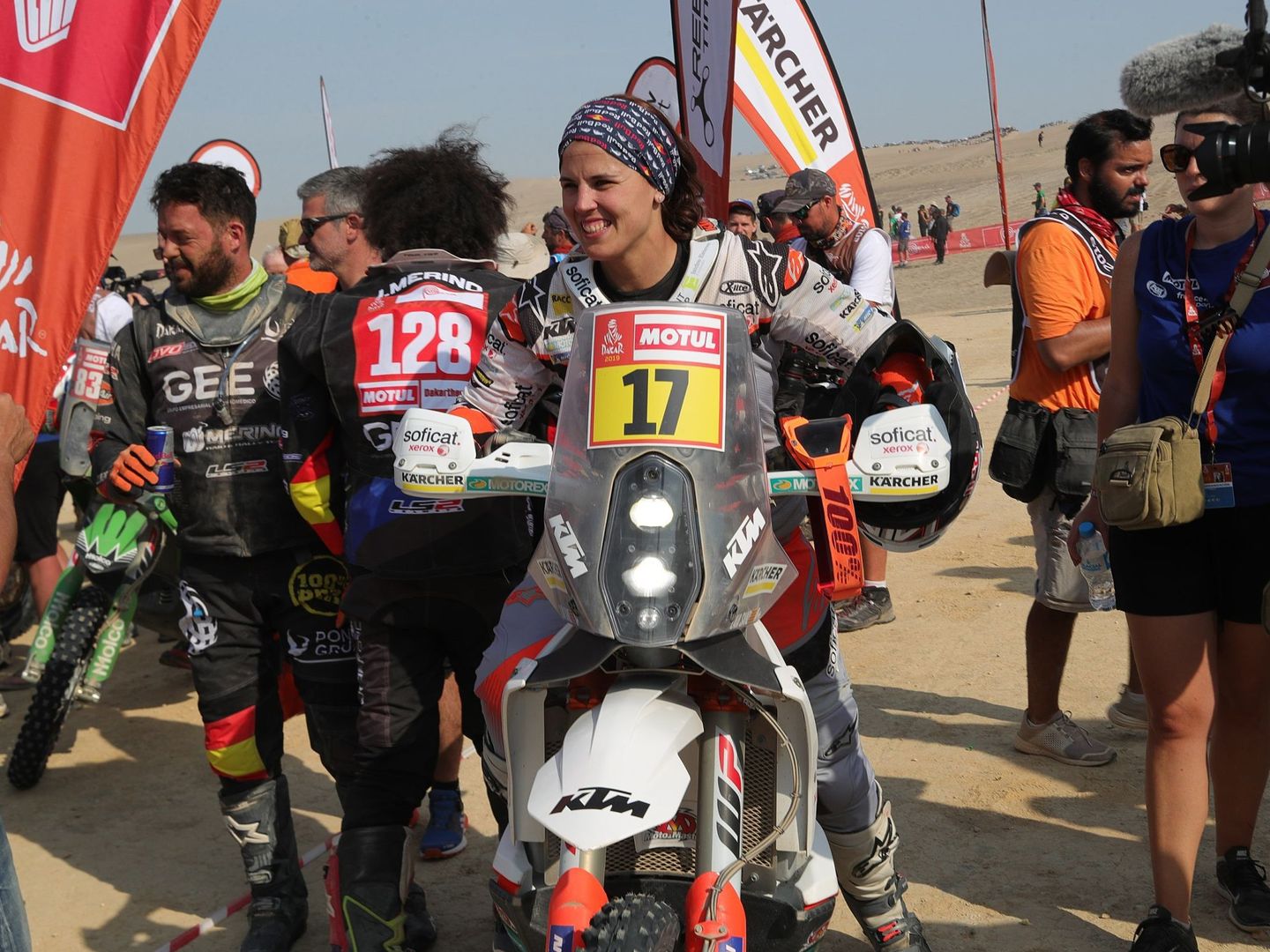 Laia Sanz ha completado su segunda mejor actuación en el Dakar. (EFE)