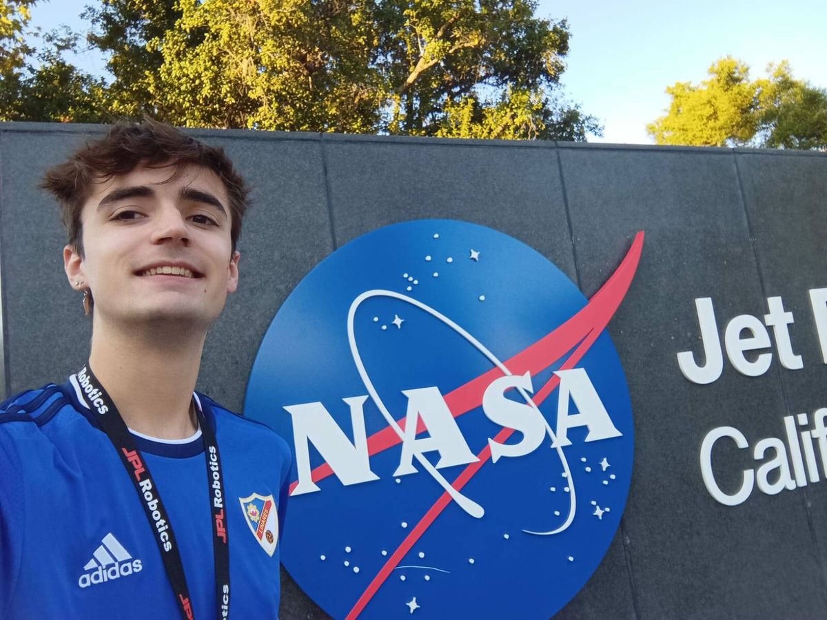Foto: Juan García trabaja para la NASA en California. (Cedida)