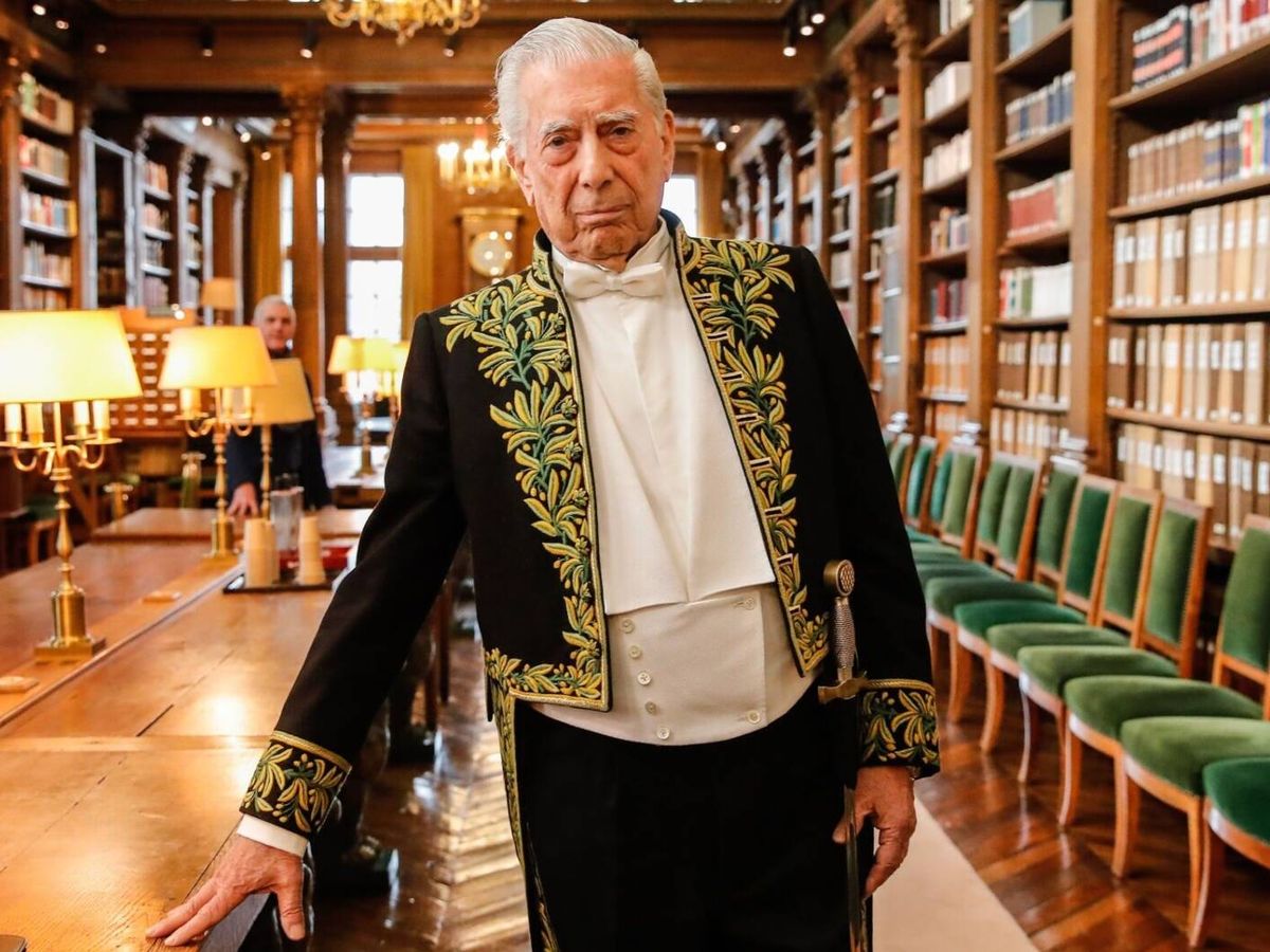 Foto: Mario Vargas Llosa, en la Academia Francesa. (EFE)