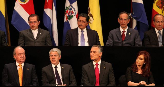 El rey Juan Carlos, durante una cumbre iberoamericana. (EFE)