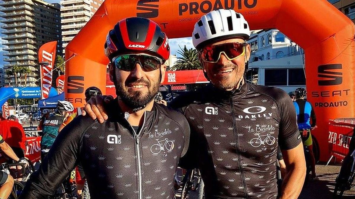 La paliza en bicicleta y la nueva sonrisa de Luis Enrique: vuelve a la vida pública